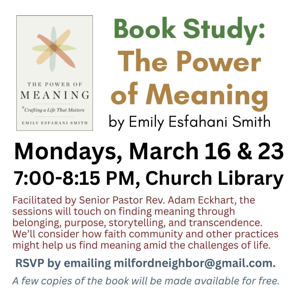 Book Study: The Power of the Meaning