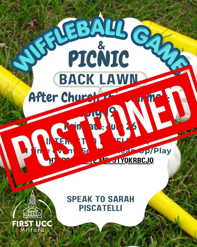 Wiffleball Game and Picnic – POSTPONED